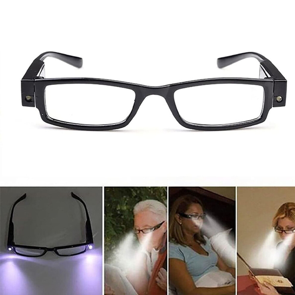 LED Reading Glasses with Light for Elderly