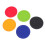 Air Hockey Pucks Plastic Assorted Colors5pcs 1