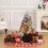 WhizMax small pre-lit Christmas tree 3ft with 78 LED lights 7