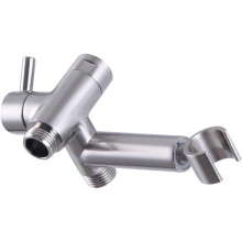 Metal 3-Way Shower Diverter with Handshower Mount Brushed