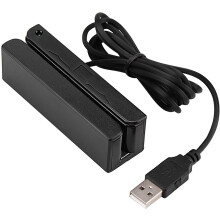 USB magnetic card reader 3-track mini