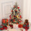WhizMax mini pre-lit Christmas tree 3ft with 78 warm white 4