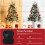 WhizMax mini pre-lit Christmas tree 3ft with 78 warm white 6