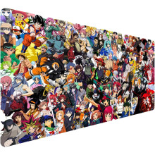 XXL gamer egérpad vízálló, csúszásgátló, anime dizájnnal