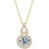 Κολιέ μενταγιόν Moissanite Infinity 1-3ct D Color VVS1 925 1