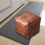 Stool Cover Square Brown Footstool Cover 1 Piece 7