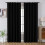 Cortinas opacas con aislamiento térmico, 52x84 pulgadas, 2 paneles 1