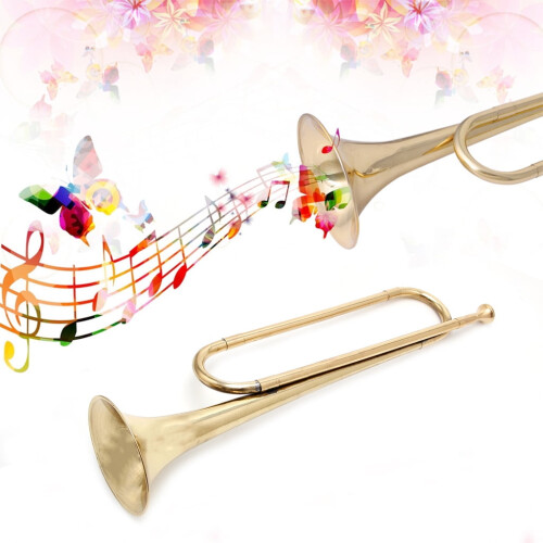 B Flat Student Trumpet Cavalry Bugle Style 1 Piece 1