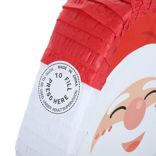 Röd jultomtepapperspiñata för skolevenemang 1-pack 1