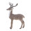 Reindeer Figurine Grey Decoration 10x11x3cm 2