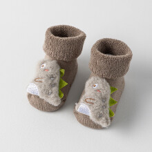 Chaussettes d'hiver chaudes et antidérapantes pour bébés nouveau-nés