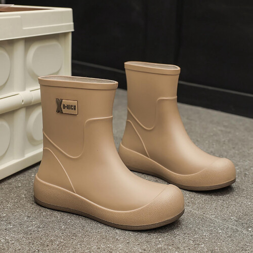 Women's Waterproof Ankle Rain Boots Wide Calf1Pair 1