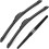 Tergicristalli per Nissan Rogue Pathfinder 3 pezzi 26" 17" 1