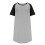 Silk Robe for Women Short Sleeve Pullover Nightgown Gray XL 5
