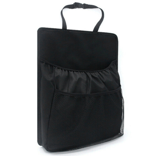 Car Net Mesh Pocket  Back Multi-Pocket Storage Bag Organizer Holder Black
