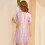 Mädchenkleid mit Blumenmuster, Sommer, kurze Ärmel, A-Linie, elastischer Bund 3