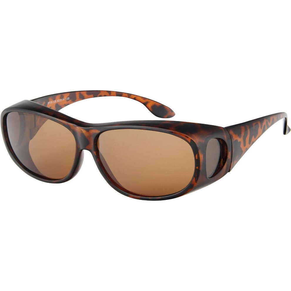 Fit-Over Sunglasses Polarized Lens with Case 100% UV
