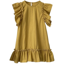Floral cotton toddler dress for girls 1-6 years
