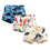 Boy's Summer Cotton Boxer Briefs 3-Pack Dinosaur Print 1