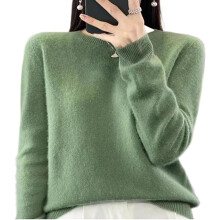 Women's Cashmere Sweater Long Sleeve Crew Neck Loose Fit