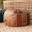 Boho pouf cover foot stool 2 pieces 4