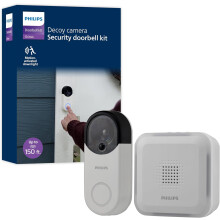 Wireless Security Doorbell Chime Kit White 150 Ft Range