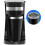 Compact single-serve coffee maker black 14 oz 1
