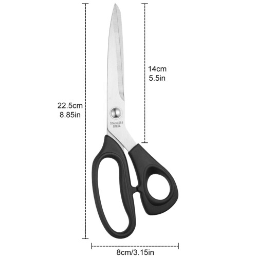 Codream Ultra Sharp Stainless Steel Scissors 8 inch Gray 2