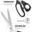 Codream Ultra Sharp Stainless Steel Scissors 8 inch Gray 5