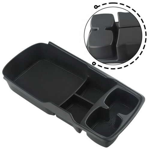 1Pc Car Storage Box Under Car Center Armrest for  EV6 21-24 Center Console Storage Box Lower Layer Tray 1