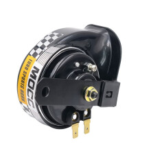 12V Pneumatyczny Klakson Motocyklowy Głośny Elektryczny Klakson Pneumatyczny 130dB 510hz Auto Horns Jednotonowy do Motocykla, Samochodu, Motocykla,