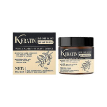 Limited time!!Amz Keratin Care Hair Mask Gentle Moisturizing Soft Hair Natural Luster Fluffy Shiny Massage Care Hair Quality