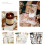 Vintage paper stickers for scrapbooking 100 pcs 4