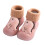 Kinderslippers van patchworkbreisel met zachte zool, roze, maat 5.5 1