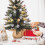 Christmas Tree Ball Ornaments Shatterproof Black 36 pcs 3 cm 4