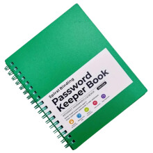 Quaderno per password con linguette alfabetiche e rilegatura a spirale¹