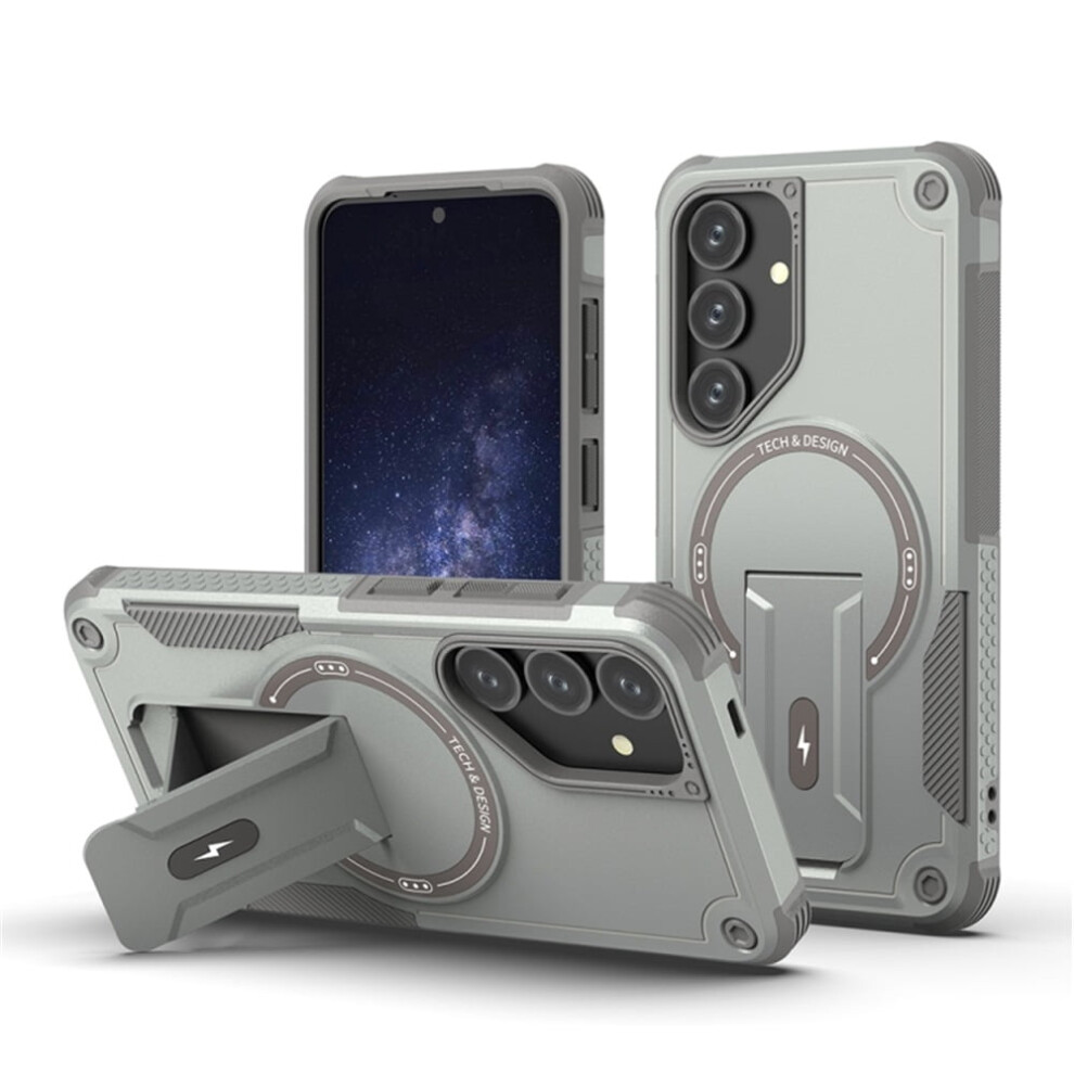 Samsung Galaxy S25+ 5G Case Magsafe Shockproof Tpu Grey 9165521135417