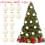 Dgankt Samt-Weihnachtskugeln, weiß, 12 Stück, 8 cm (3,15 Zoll) 3