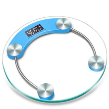 LCD Digital Bathroom Scale Round 0.2-180 kg