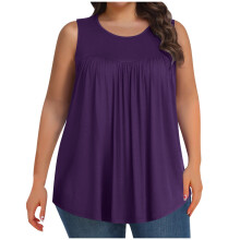 Ärmellose Tanktops für Damen in Übergrößen 1X-5X