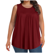 Camisetas sin mangas de tallas grandes para mujer (1X-5X)