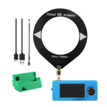 Portable SI4732 Radio 10khz-180 Mhz SW MW VHF Radio FM/AM/LSB/USB Pocket Radio 1.9inch Screen Radio+ Amplifier Mount