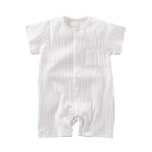 Grenouillère d'été en coton blanc pour bébé fille, 9-12 mois