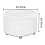 Round footstool cover gray stretch dustproof 1 piece 7