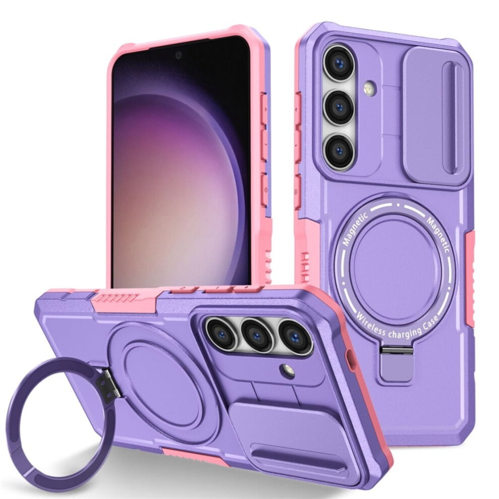 Shockproof Case For Samsung Galaxy S25 Plus 6.7 Inch Purple 9165521136797
