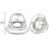 EIMELI Nipple Corrector Aspirator Puller, Soft Silicone Sucking Aid for Breastfeeding Moms - 1Pair 6