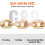 Tow Chain with Hooks 5/16 inch x 20 ft 4900 lbs 2 Pack 4
