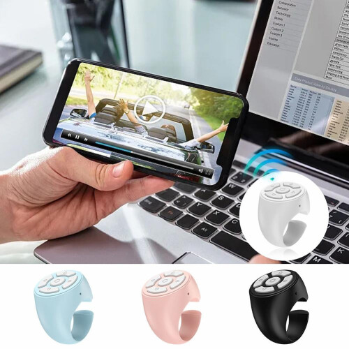 Telecomando Bluetooth per selfie su cellulare (1 pezzo) 2