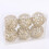Christmas Tree Ball Ornaments Gold Hollow 6 pcs 6