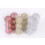 Christmas Tree Ball Ornaments Gold Hollow 6 pcs 5